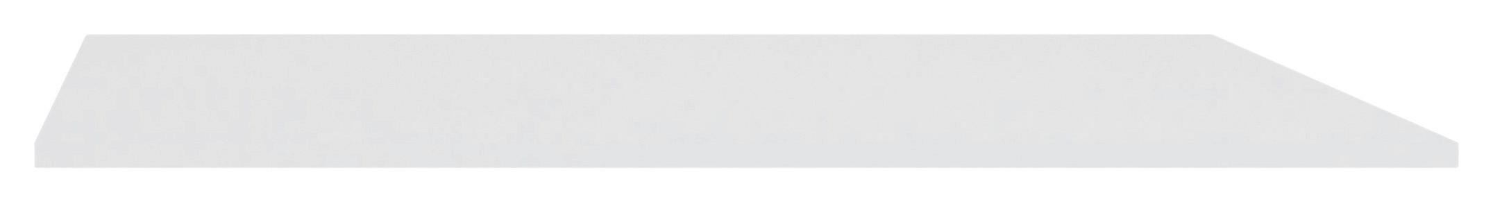 VRCHNÍ DESKA UNIT-ELEMENTS - bílá, Moderní, kompozitní dřevo (91,2/42/1,6cm) - Ondega