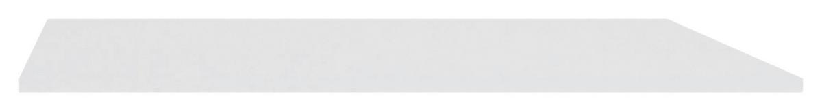 VRCHNÍ DESKA UNIT-ELEMENTS - bílá, Moderní, kompozitní dřevo (91,2/42/1,6cm) - Ondega