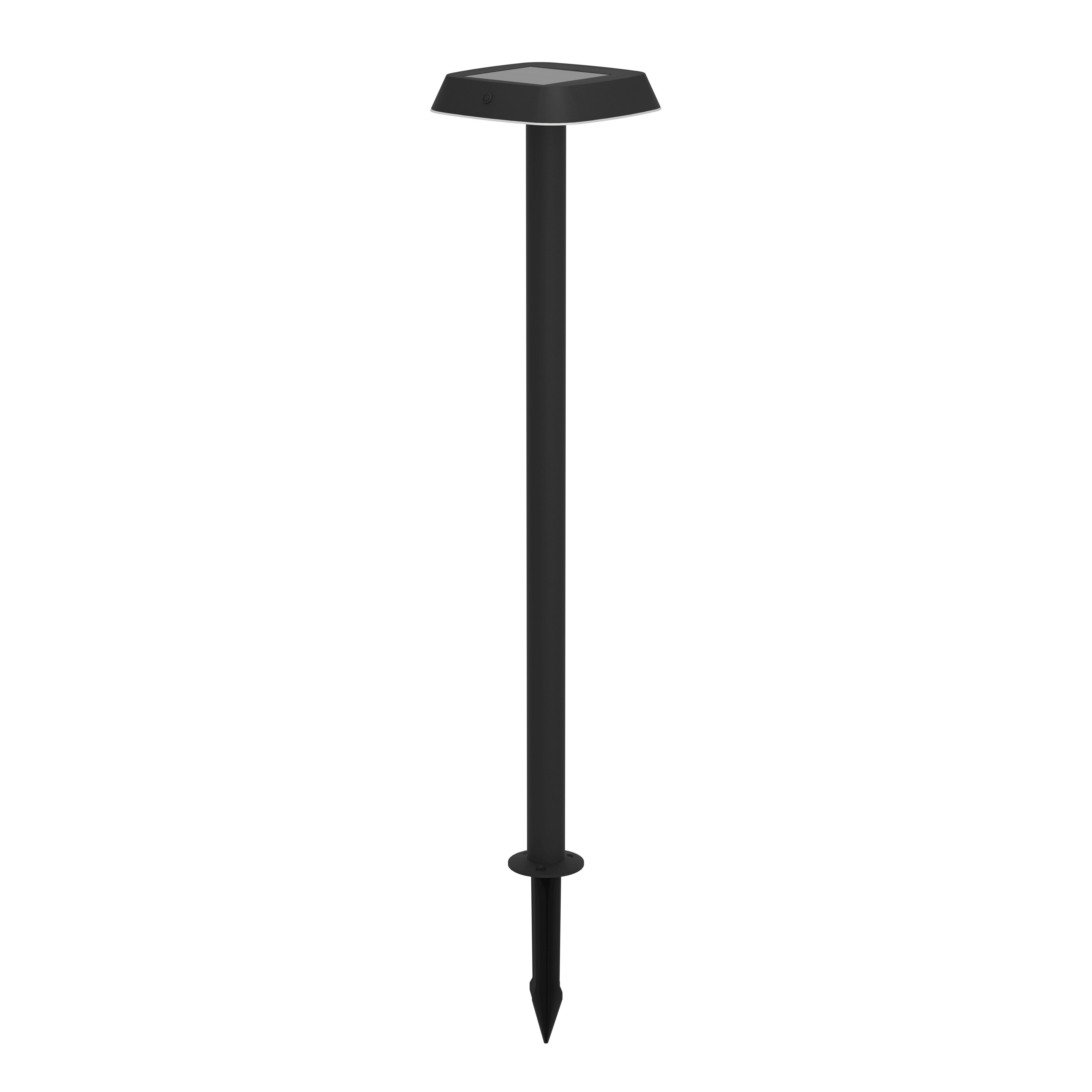 Solarleuchte 901072 Dreoli - Schwarz, KONVENTIONELL, Kunststoff (17,5/103,5cm) - Eglo