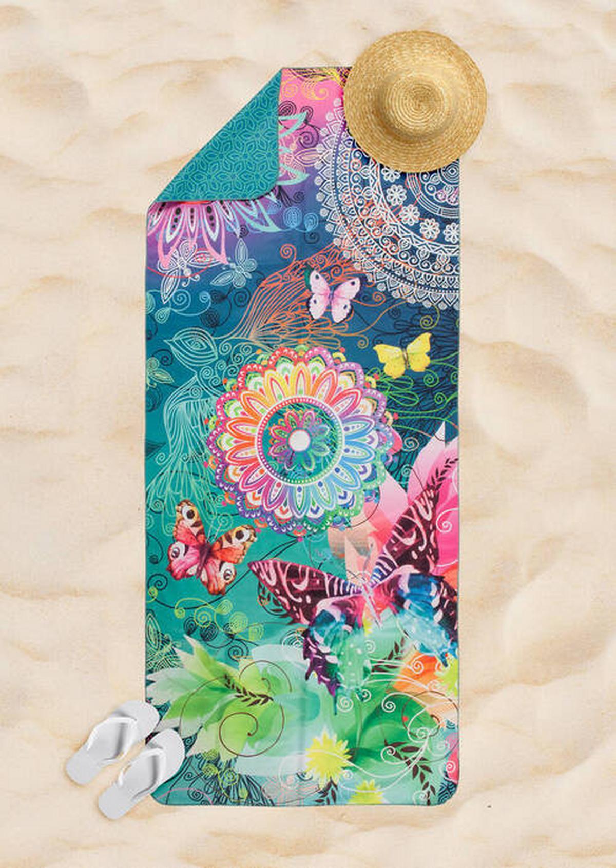 Sporthandtuch Parada Multicolor 75x180 Cm - Multicolor, Trend, Textil (75/180cm)