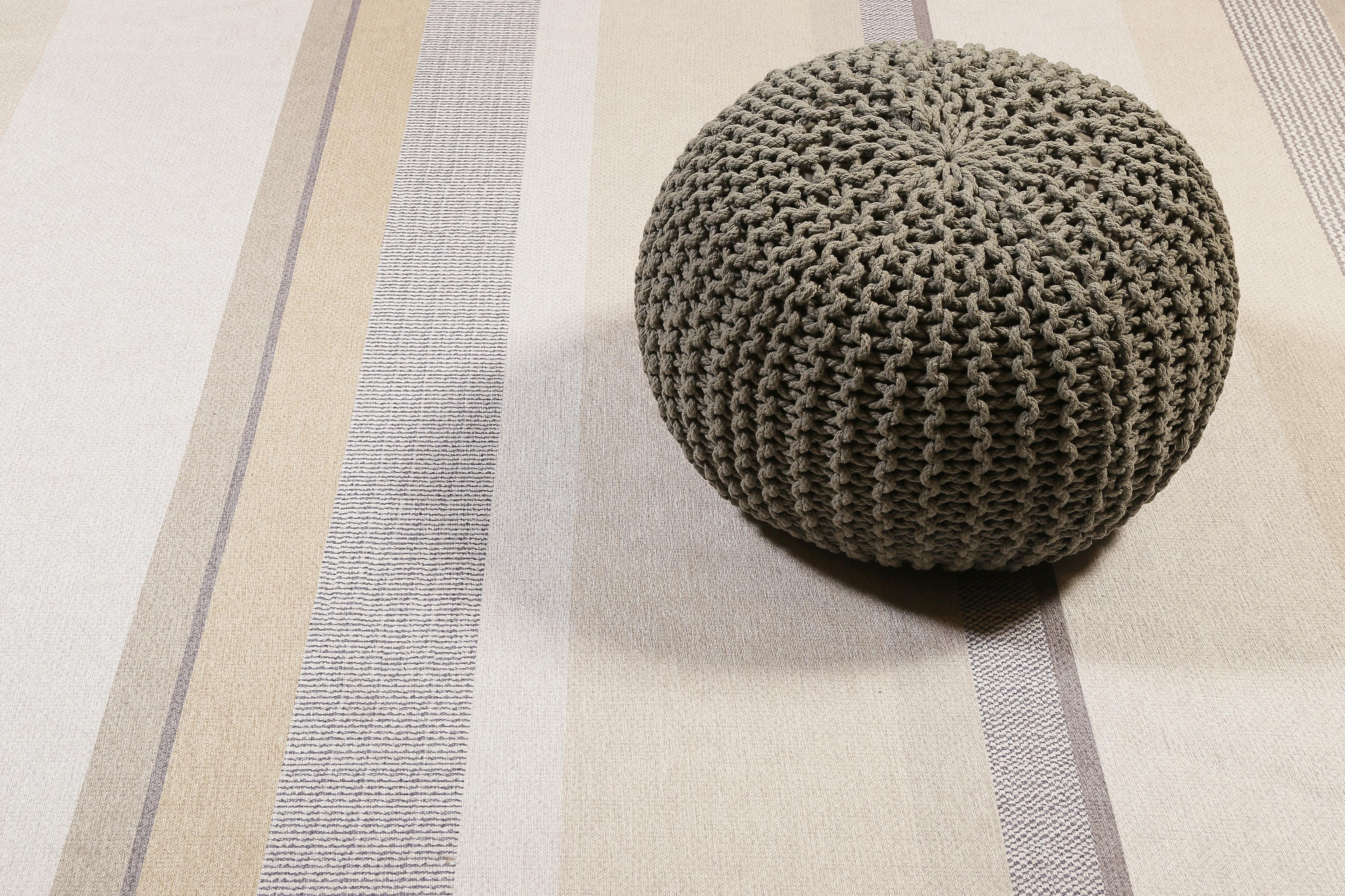 Flachwebteppich Ben Taupe/Sandfarben 130x190 cm - Taupe/Sandfarben, KONVENTIONELL, Textil (130/190cm) - Esprit