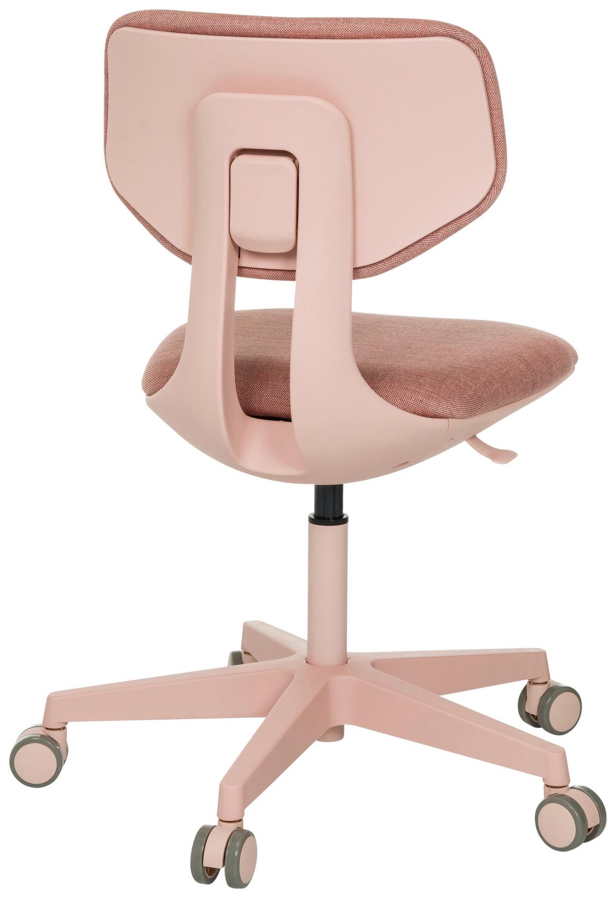 Jugenddrehstuhl Kid Colore Rosa B: 51 cm - Rosa, MODERN, Kunststoff/Textil (51/72- 87/51cm) - MID.YOU