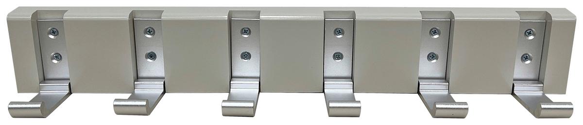 Hakenleiste Franzi Kachmir B: 48 cm - Kaschmir, MODERN, Holzwerkstoff/Metall (48/7,5/2,5cm)