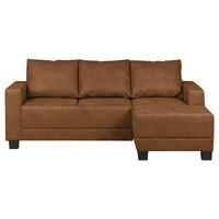 Ecksofa Grenwood Cognac S: 200x144 Cm - Cognac/Braun, Design, Textil (200/144cm) - MID.YOU