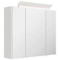 ZRCADLOVÁ SKŘÍŇKA SPIEGELSCHRANK 75 CM - vysoce lesklá bílá, Moderní, kompozitní dřevo/sklo (75/62/17cm) - MID.YOU