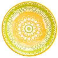 Miska na dip Maja, Ø: 9cm - žltá/zelená, Lifestyle, keramika (9/2cm) - Mömax