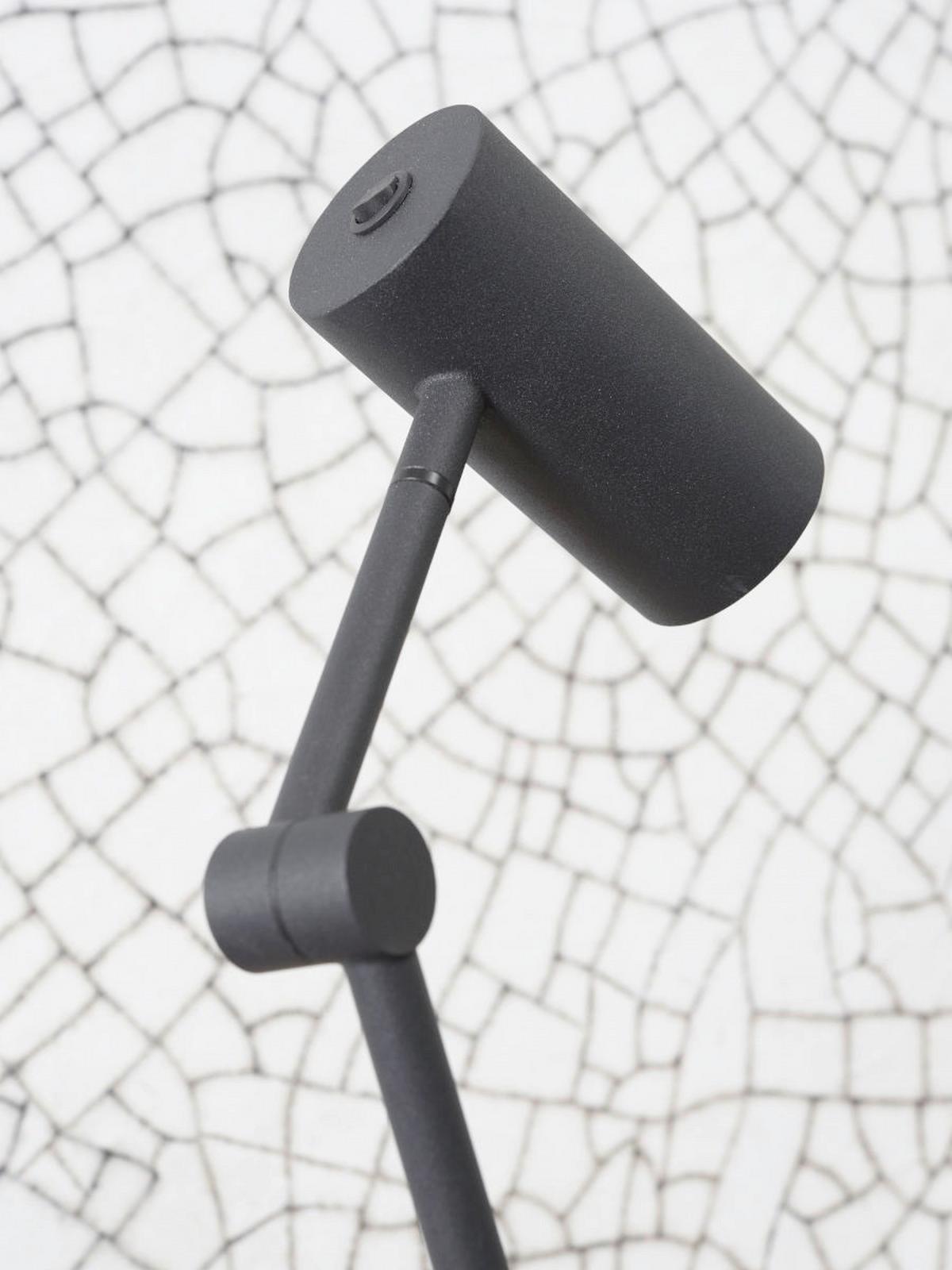 Stehlampe Montreux Schwarz verstellbare Arme - Schwarz, Basics, Metall (134cm) - It's about Romi