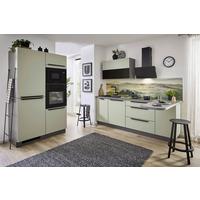 Eckküche Clean - Salbeigrün/Anthrazit, MODERN, Holzwerkstoff (120/238,8cm) - Express-Kuechen