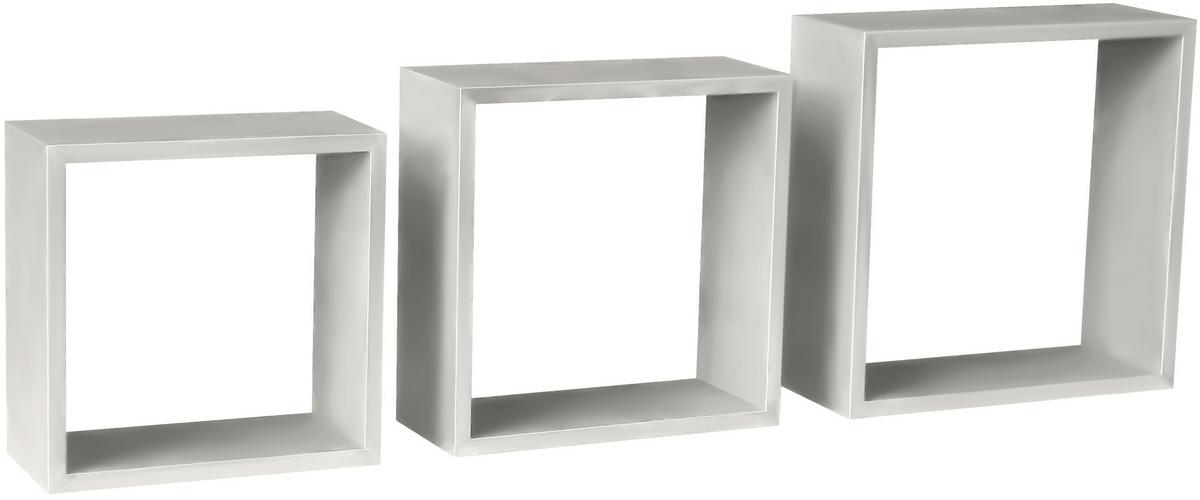 Wandregale Simple B: 30 cm Kashmir 3-Teilig - MODERN, Holzwerkstoff/Kunststoff (30-27-24/30-27-24/12cm)