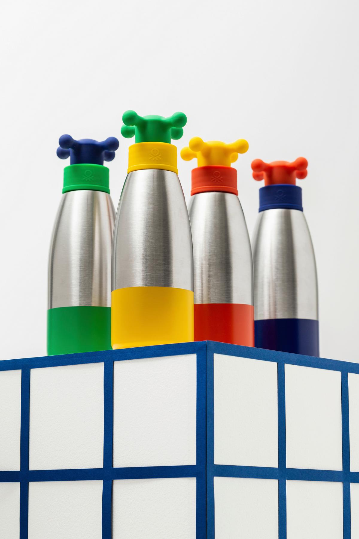 Trinkflasche für Kinder aus Edelstahl von Benetton