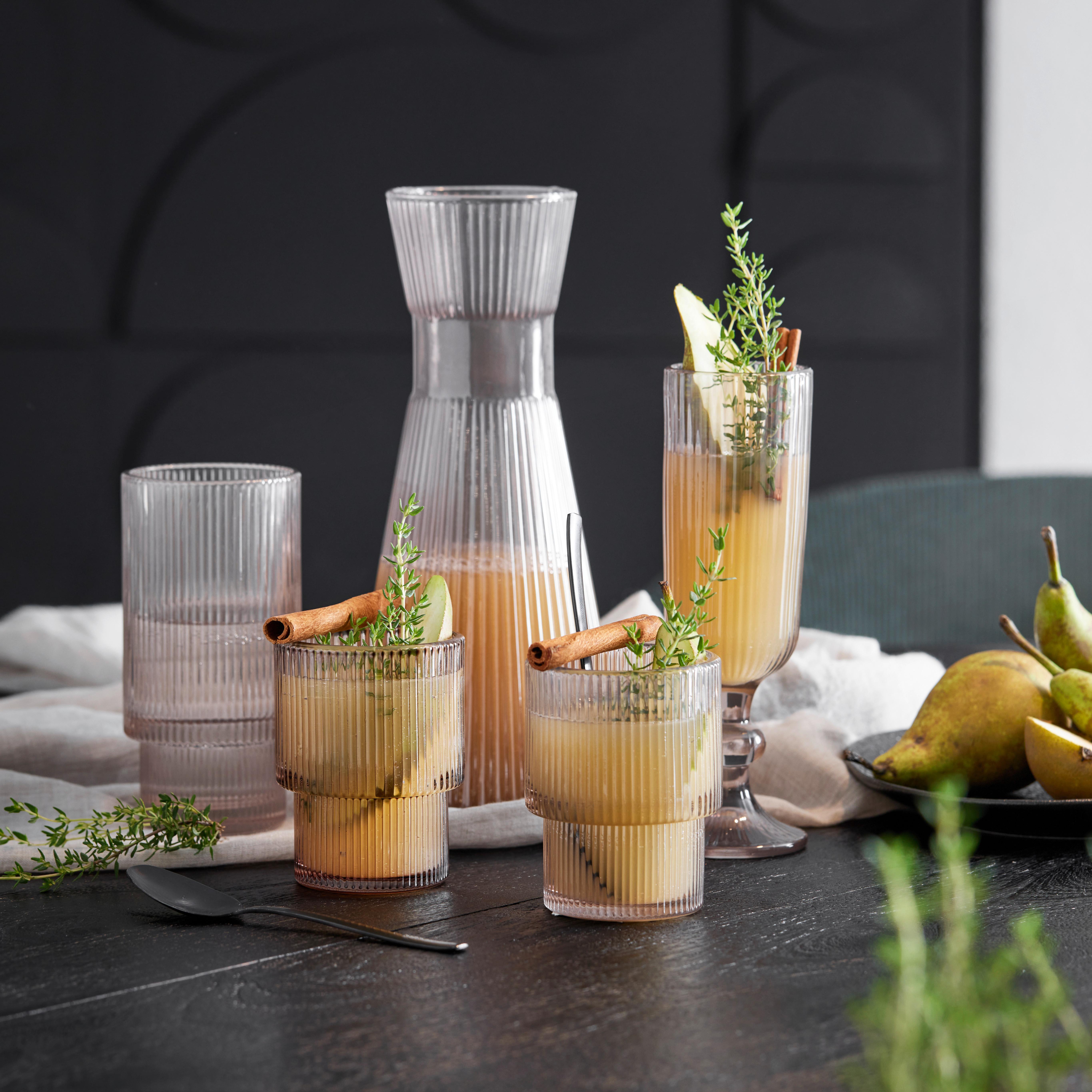 Sklenička na longdrink MOODY WINTER - bobulová, Moderní, sklo (6.8/14cm) - Modern Living
