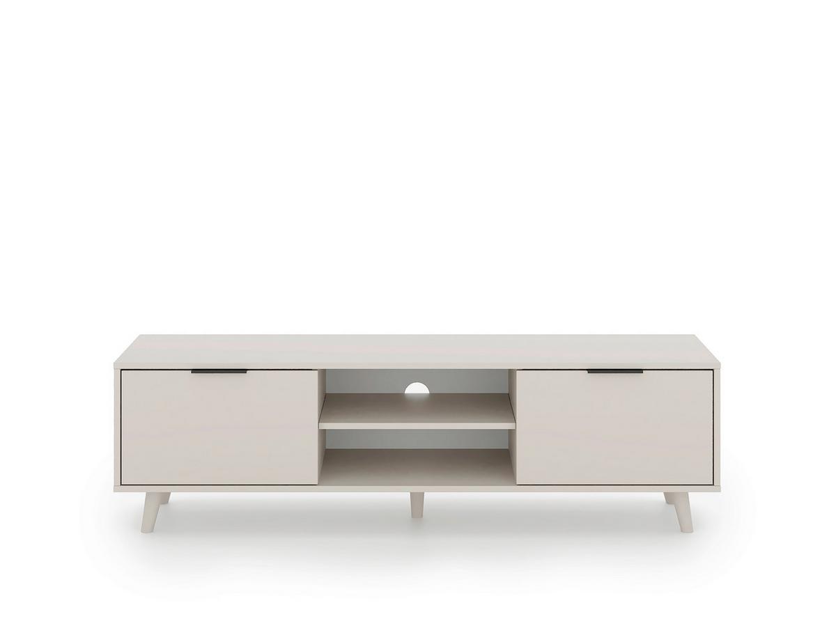 TV Stolík Nordic, š: 154 cm - kašmírová, Modern, kompozitné drevo (154,5/39/44,5cm)