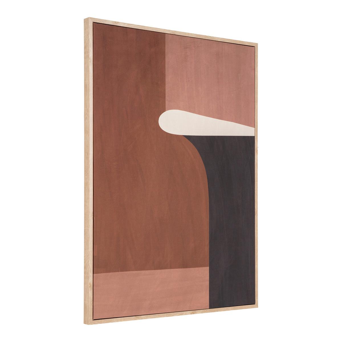 Bild Cape Braun Beige B: 50 cm - Beige/Braun, Design, Holz/Kunststoff (50/70/2.5cm)