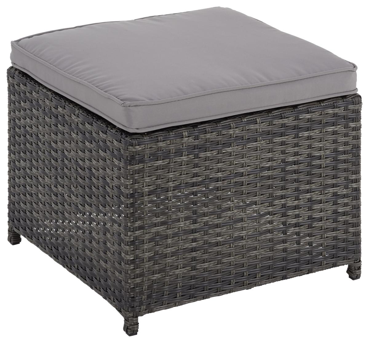 Kerti Szett Emma - barna/fekete, Modern, műanyag/textil - Luca Bessoni