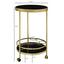 Servierwagen D: ca. 45 cm Goldfarben - Goldfarben/Schwarz, Design, Glas/Kunststoff (45/76/45cm) - Livetastic Servierwagen D: ca. 45 cm Goldfarben - Goldfarben/Schwarz, Design, Glas/Kunststoff (45/76/45cm) - Livetastic