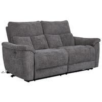 3-Sitzer-Sofa mit Relaxfunktion Tokio Grau - Grau, MODERN, Holz/Textil (200/96,5/102cm)