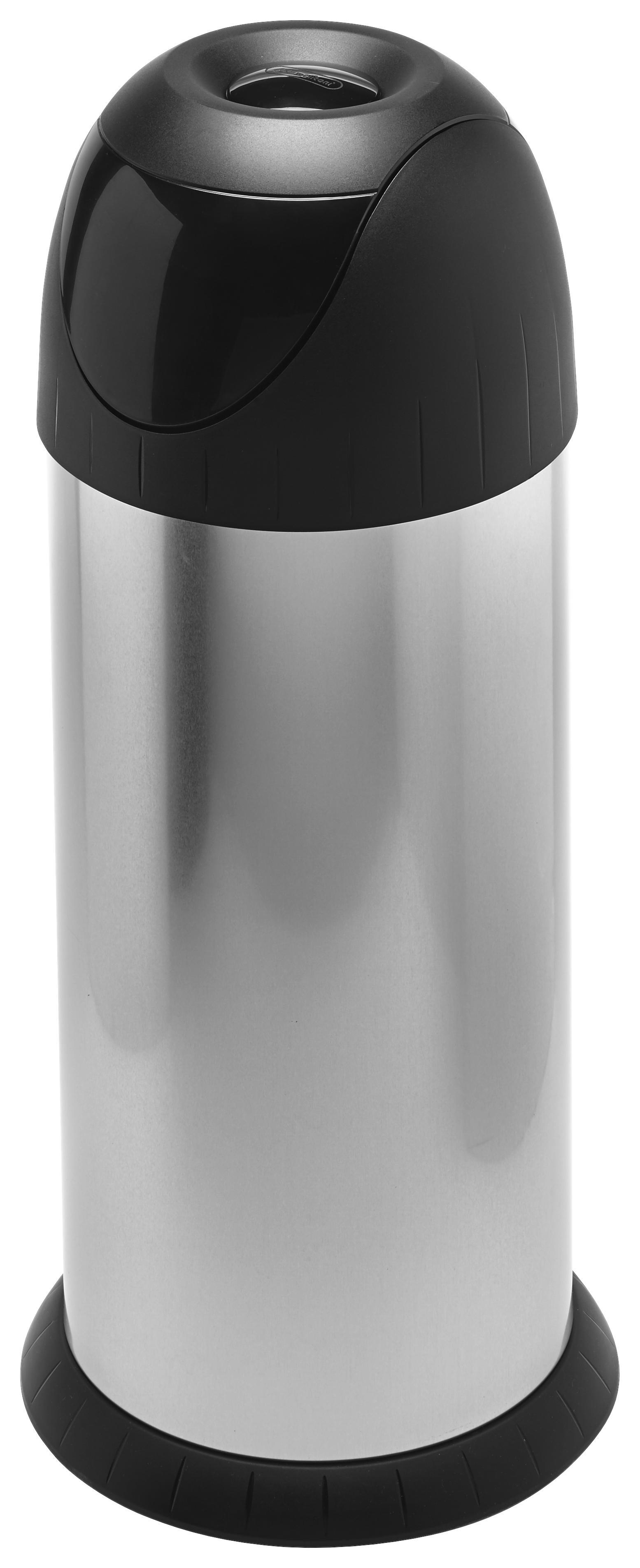 Billenőtetős szemetes Pro Swing - Ezüst, Basics, Műanyag/Fém (34,5/80,0cm)