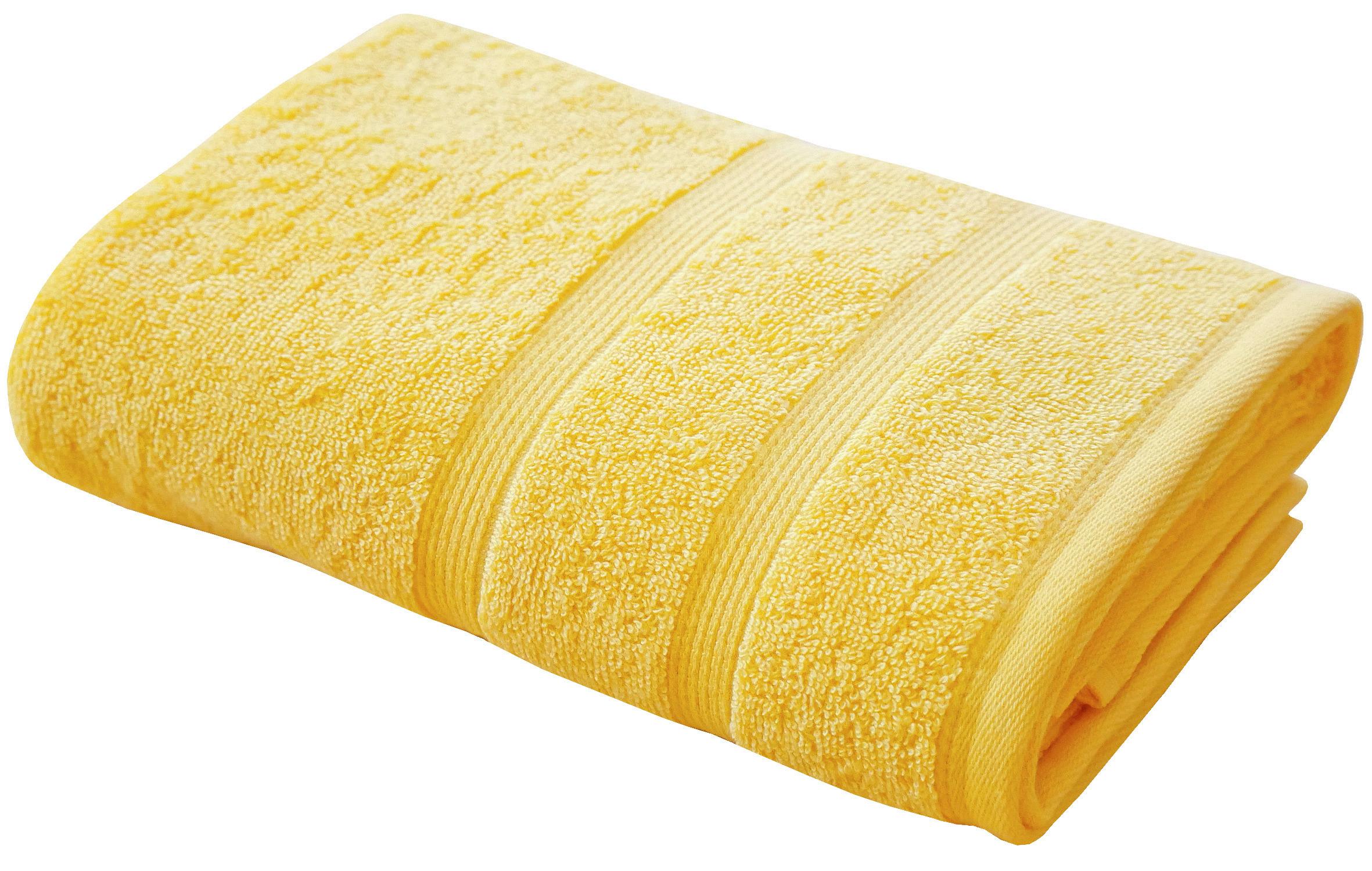 Handtuch Katharina - Gelb, LIFESTYLE, Textil (50/100cm) - Framsohn