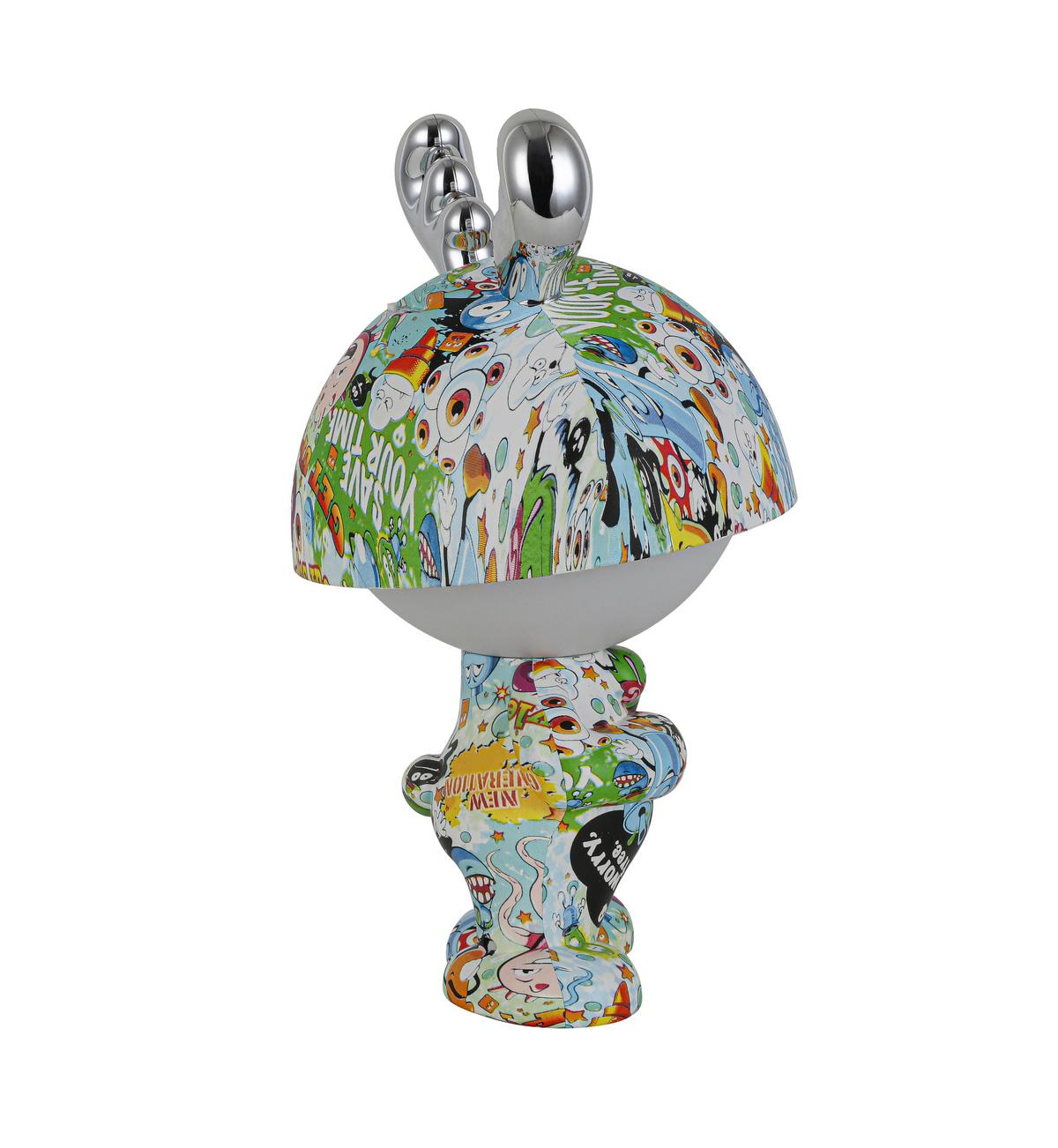 DEKORAČNÍ LED SVÍTIDLO LEA - barvy chromu/vícebarevná, Moderní, kov/plast (17/30cm) - Mömax