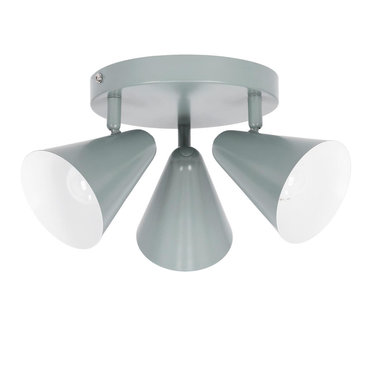 Deckenstrahler 98-63328 Amor - Grau, Trend, Metall (34/34/16cm)