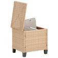 Loungegarnitur 6-Tlg. Porto- Multi, Polyrattan mit Kissen - Hellbraun/Grau, MODERN, Kunststoff/Textil (190/237cm) - Beldano