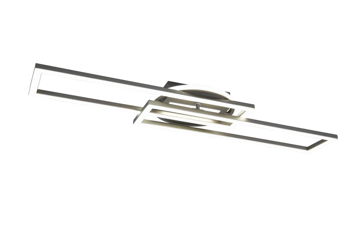 LED-Deckenleuchte R67183107  Twister - Nickelfarben, Basics, Metall (90/24,5/8,5cm)