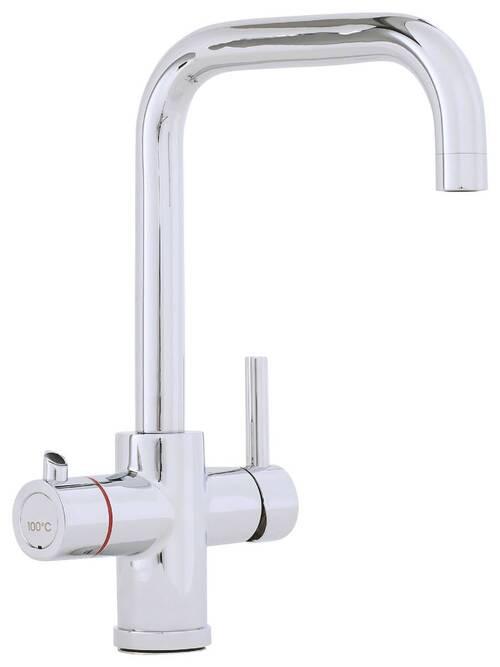 Küchenarmatur Thermoflow100 - Weiß, Trend, Kunststoff/Metall (21/45,3/21cm)