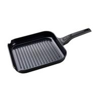 Grilovacia panvica RICO - čierna, Konventionell, kov/plast (28/4,3cm) - Mömax