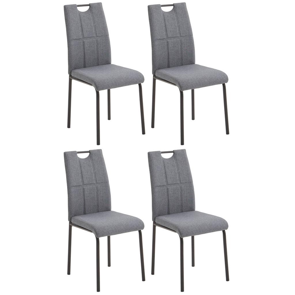 Polsterstuhl Hermine Anthrazit 4er-Set