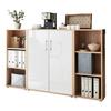 Office Edition B: 173 cm Sonoma Eiche/Weiß - Weiß Hochglanz/Sonoma Eiche, MODERN, Holzwerkstoff (173/114/33cm) - MID.YOU