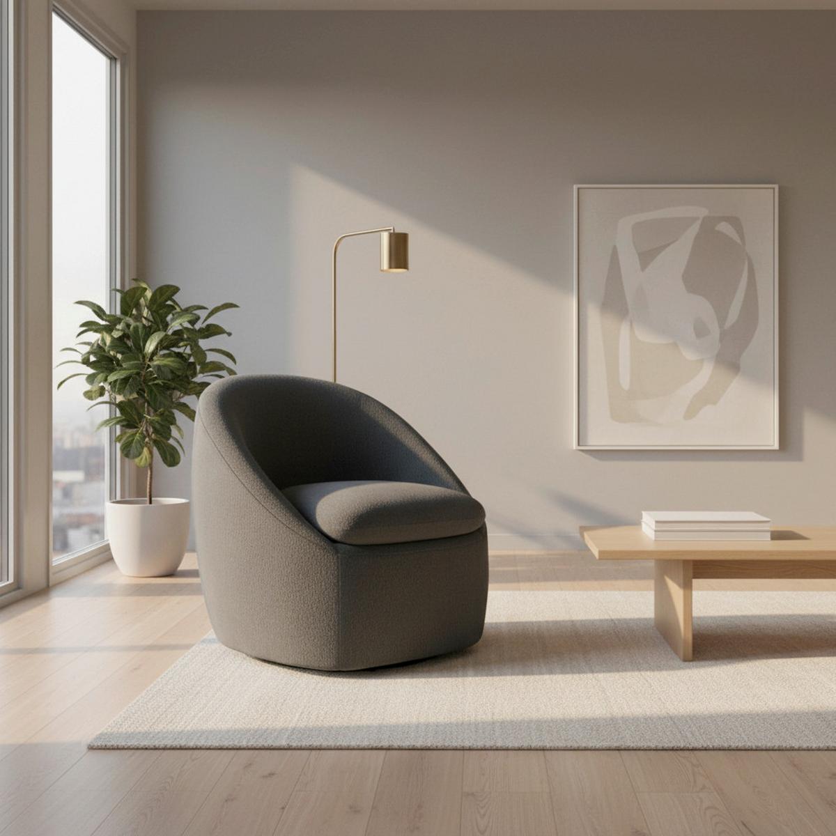 Relaxační křeslo DORA, černá žinylka - černá, Moderní, kov/dřevo (77/74/73cm) - Bessagi Home