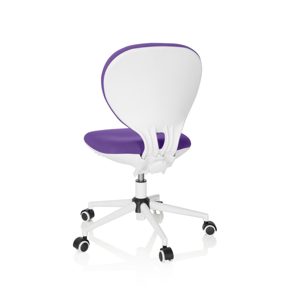 Jugenddrehstuhl Kid Vivo Stoff Lila - Lila, Basics, Kunststoff (43/82-95/56cm) - MID.YOU