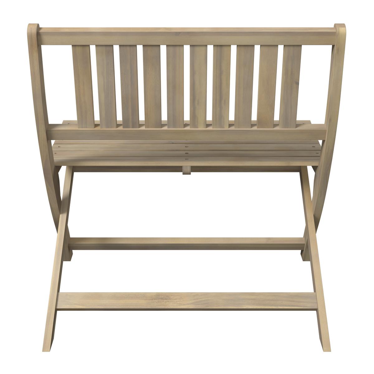 Gartenbank Minsk - Akaziefarben, MODERN, Holz (80/86/54cm) - Beldano