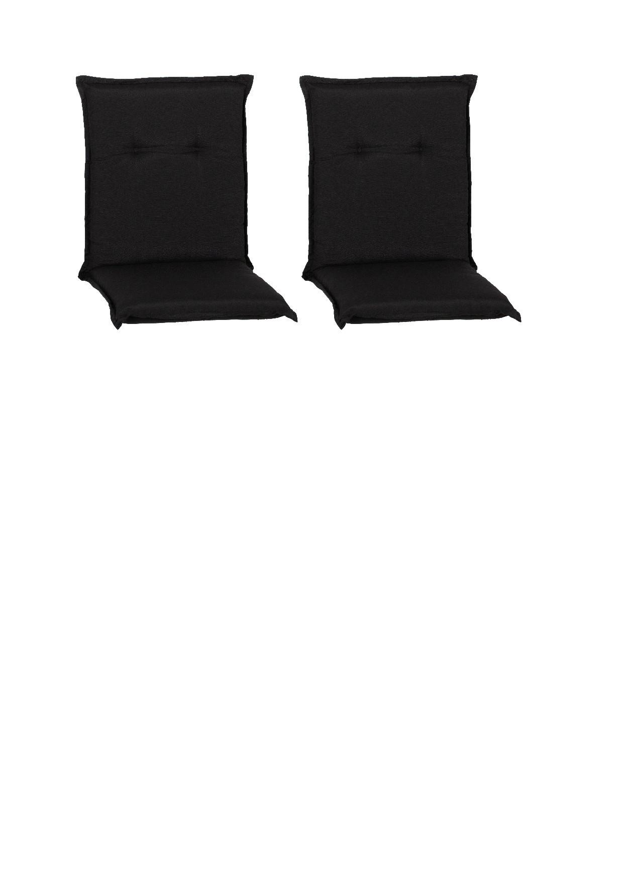 Niederlehner Auflage 98x46cm Anthrazit - Anthrazit, Basics, Textil (98/46/8cm) - Gardenson