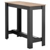 Bartisch Modesto - Schwarz/Eiche Artisan, MODERN, Holzwerkstoff (115/50/103cm) - MID.YOU