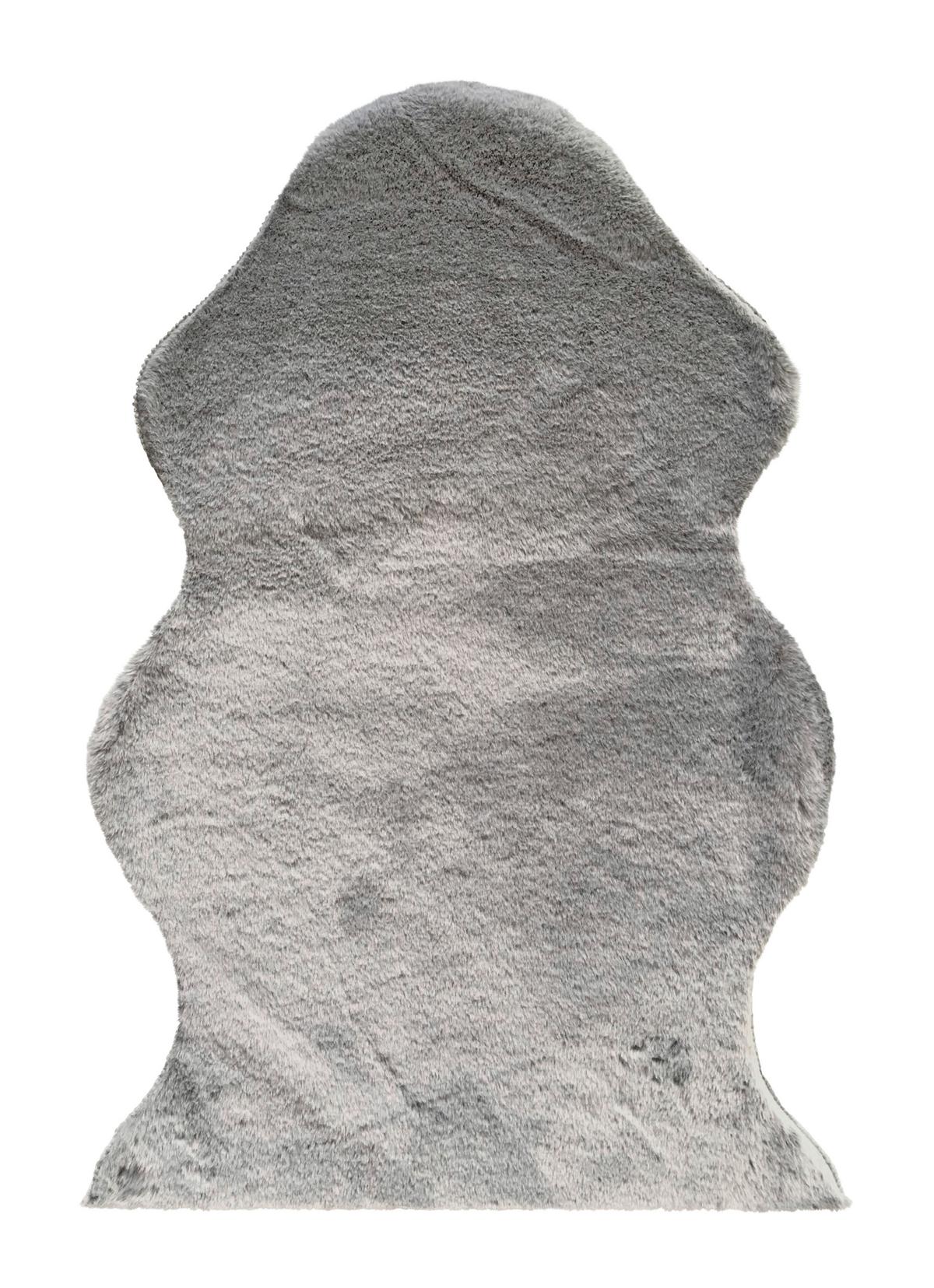 Vorleger Grau - Grau, ROMANTIK / LANDHAUS, Textil (55/80cm) - James Wood