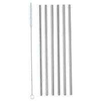 TRINKHALM ECHTWERK EDELSTAHL-TRINKHALME - Silberfarben, Design, Metall (0,6/21,5cm) - Echtwerk