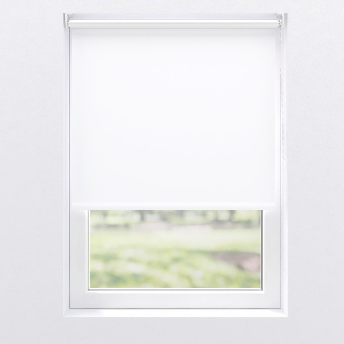 Rollo Thermo 120x150 cm mit Kettenzug - Weiß, Basics, Kunststoff (120/150cm)