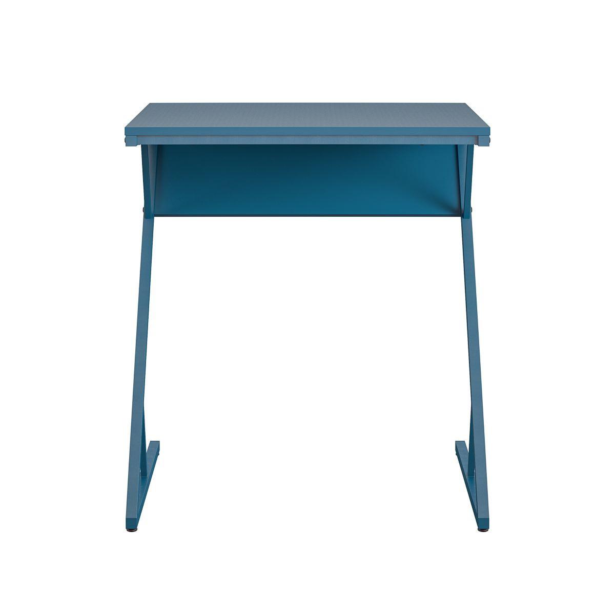 Schreibtisch Regal Blau B: 72 Cm - Blau, Design, Holzwerkstoff/Metall (64/72/49cm) - MID.YOU