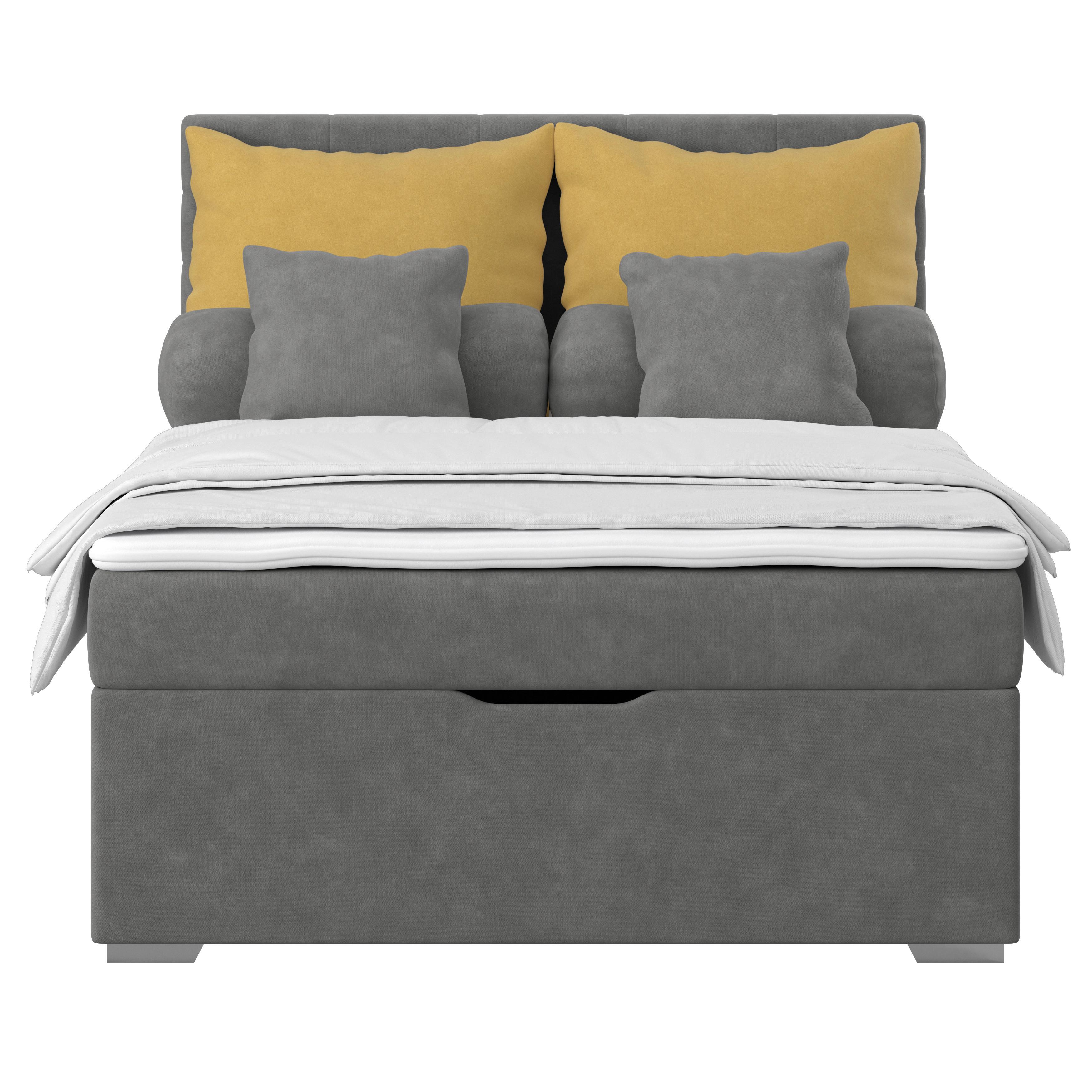 Kissensatz Adria - Graphitfarben, KONVENTIONELL, Textil (22/70cm)
