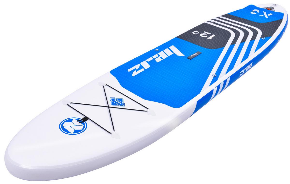 Stand Up Paddle Aufblasbar Blau/Weiß/Schwarz - Blau/Schwarz, Basics, Kunststoff (365/81/15cm)