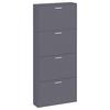 Schuhschrank Sulos Anthrazit B: 59 cm - Anthrazit, Design, Holzwerkstoff (59/144/17cm) - MID.YOU