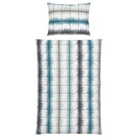 Seersucker Bettwäsche 140x200 Cm Aurelia Baumwolle Blau - Blau, MODERN, Textil (140/200cm) - Luca Bessoni