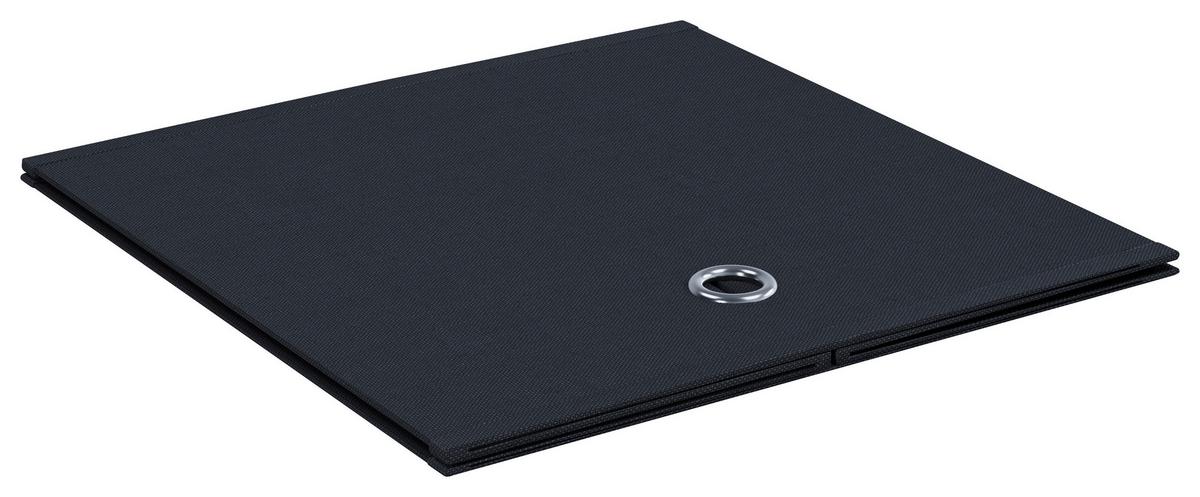 Faltbox Boxas Schwarz B: 27 cm - Schwarz, Basics, Kunststoff (27/28/27cm) - MID.YOU