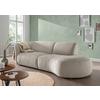 Ecksofa Jesi, Taupe S: 238x107 Cm - Taupe/Schwarz, MODERN, Textil (238/107cm) - Livetastic