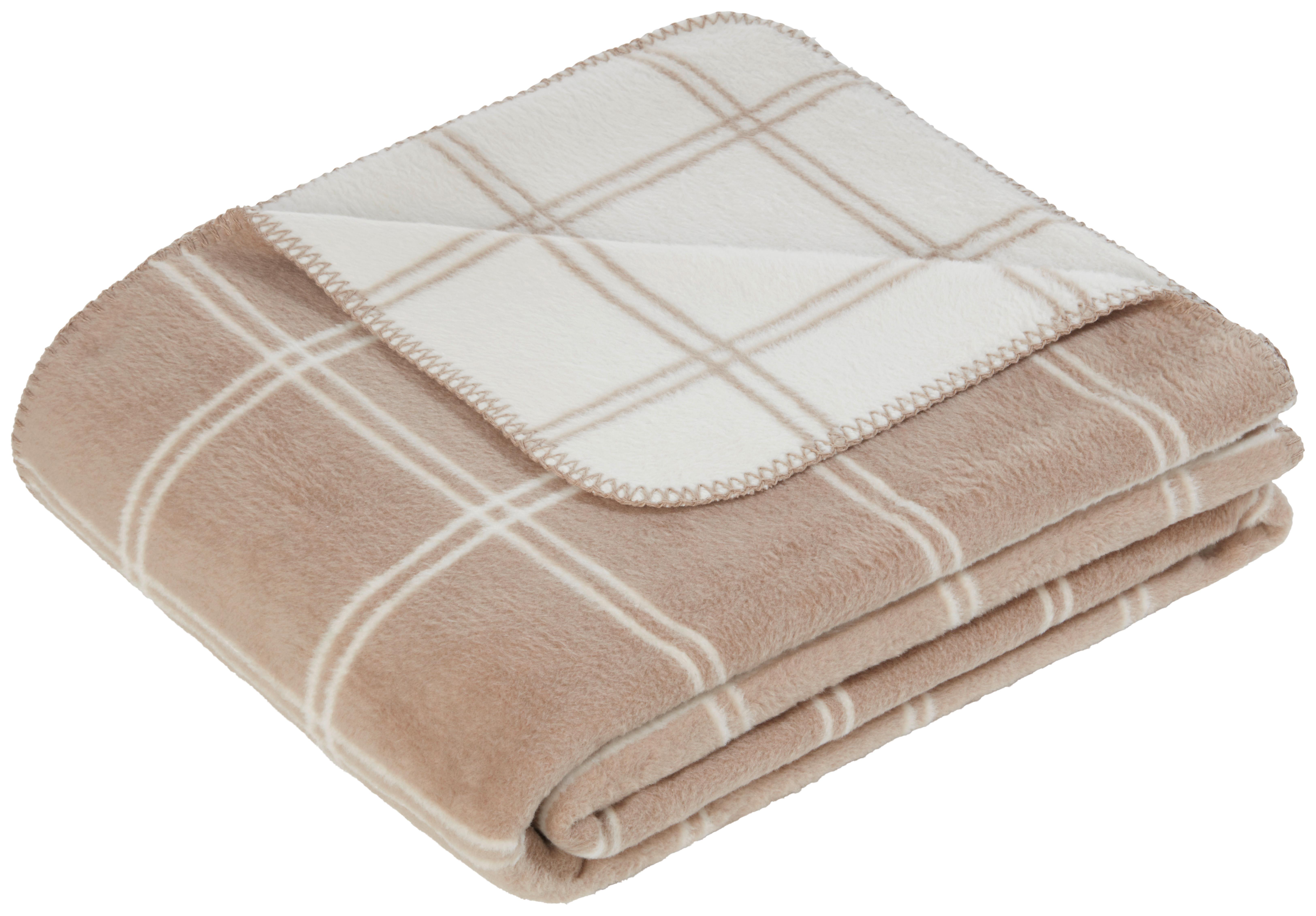 Deka Karola, 150/200cm - sivohnedá/béžová, Romantický / Vidiecky, textil (150/200cm) - Modern Living