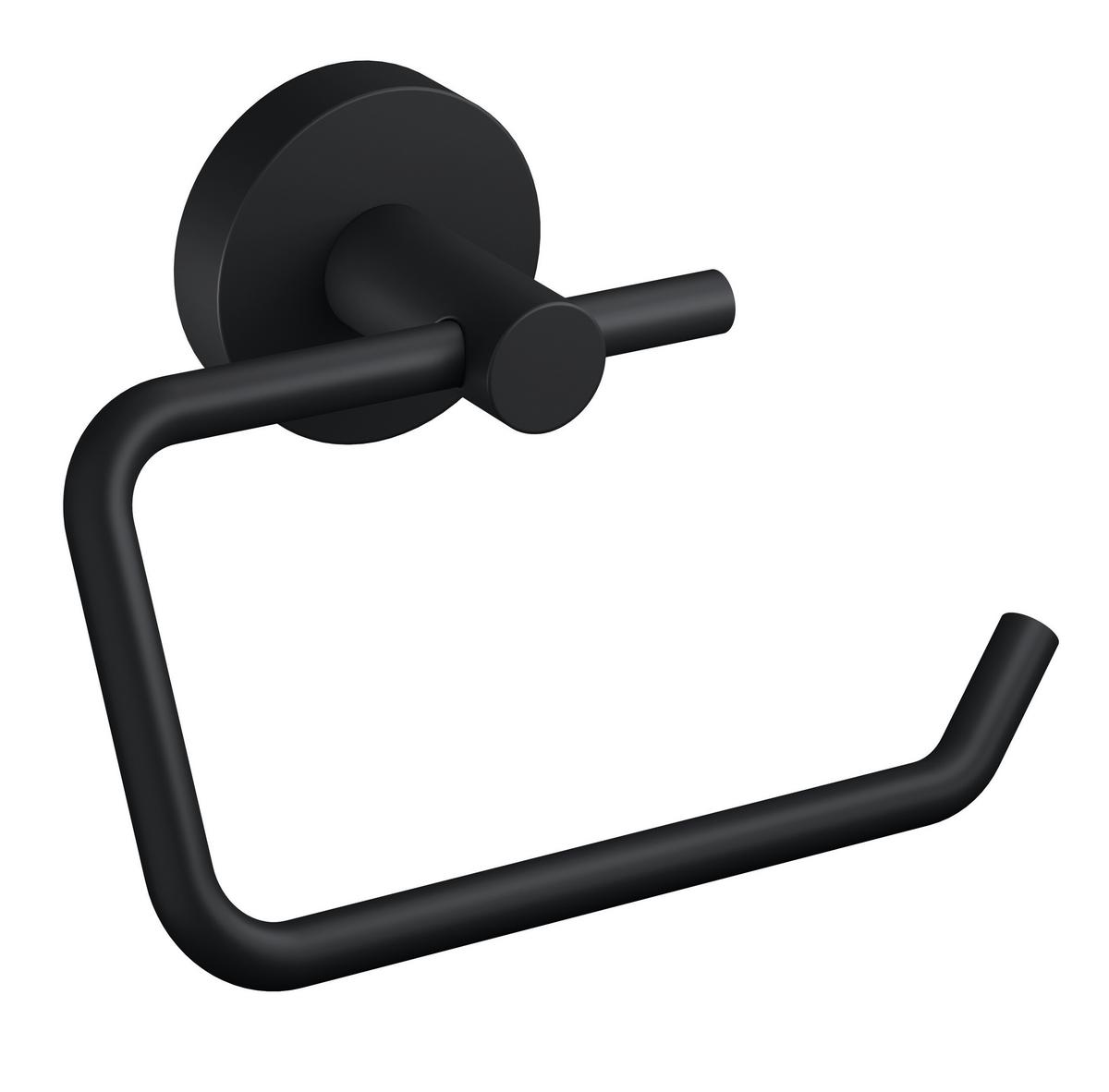 Toilettenpapierhalter Moon Black 40560-00000-00 - Schwarz, Basics, Metall (9,9/5,3/14cm)