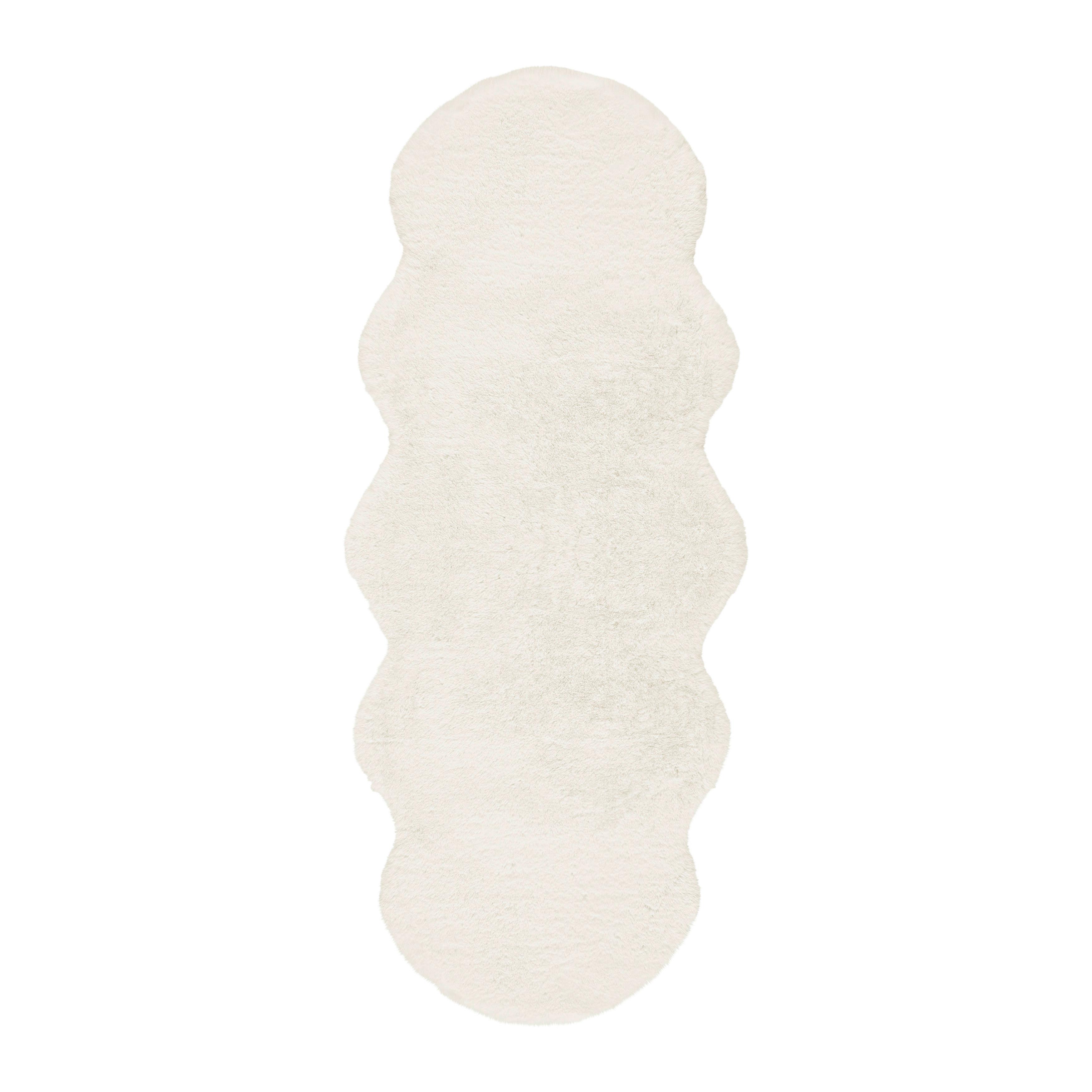 UMELÁ KOŽUŠINA Nico 2, 60/150cm, krémová - krémová, Konventionell, kožušina (60/150cm) - Mömax