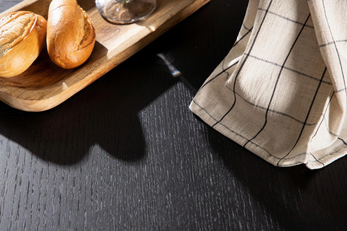 Esstisch Copenhagen - Schwarz, Design, Holzwerkstoff/Metall (115/115/74cm) - Livetastic