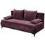 Schlafsofa Zoe B: ca. 202 cm - Aubergine/Schwarz, KONVENTIONELL, Textil (202/94/104cm) - Carryhome Schlafsofa Zoe B: ca. 202 cm - Aubergine/Schwarz, KONVENTIONELL, Textil (202/94/104cm) - Carryhome